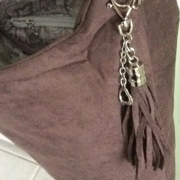 Bella Russo suede slouch handbag - Picture 3 of 8